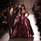 Zac Posen with one of his own Jamesian gowns.